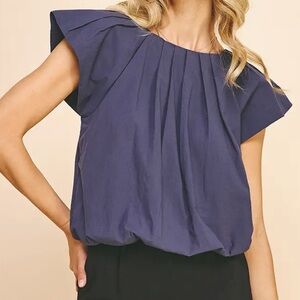 Pinch Pleated Top